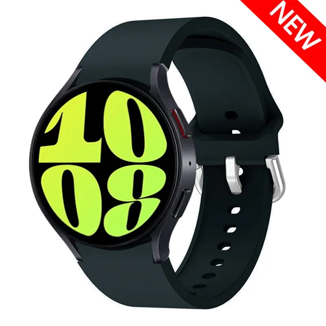 Universal Silicone Smartwatch Bracelet, 20mm/22mm Adjustable Strap