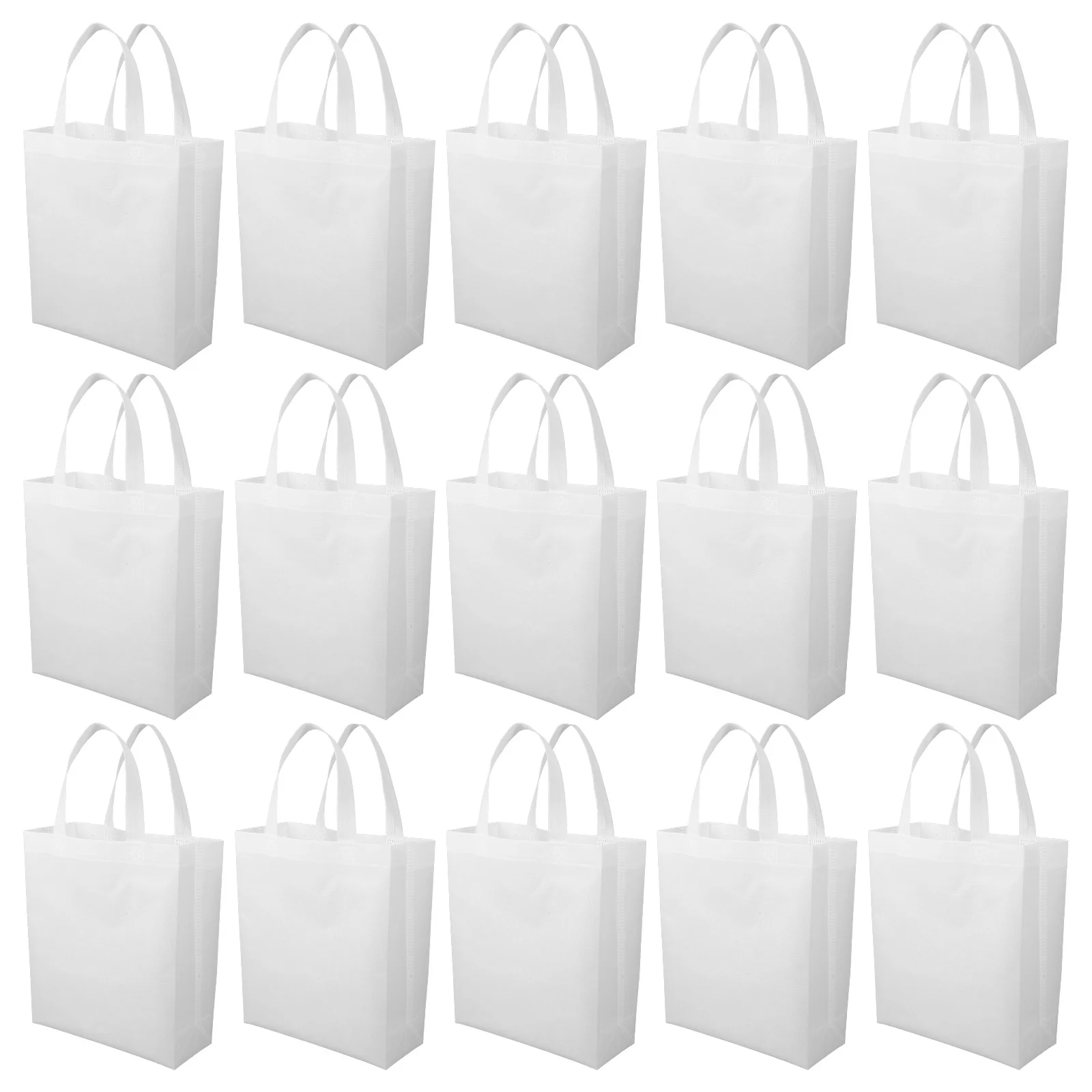 

30 Pcs Household Non Woven Tote Bag Travel Shopping Gift Bags Non-woven Fabric Large Capacity