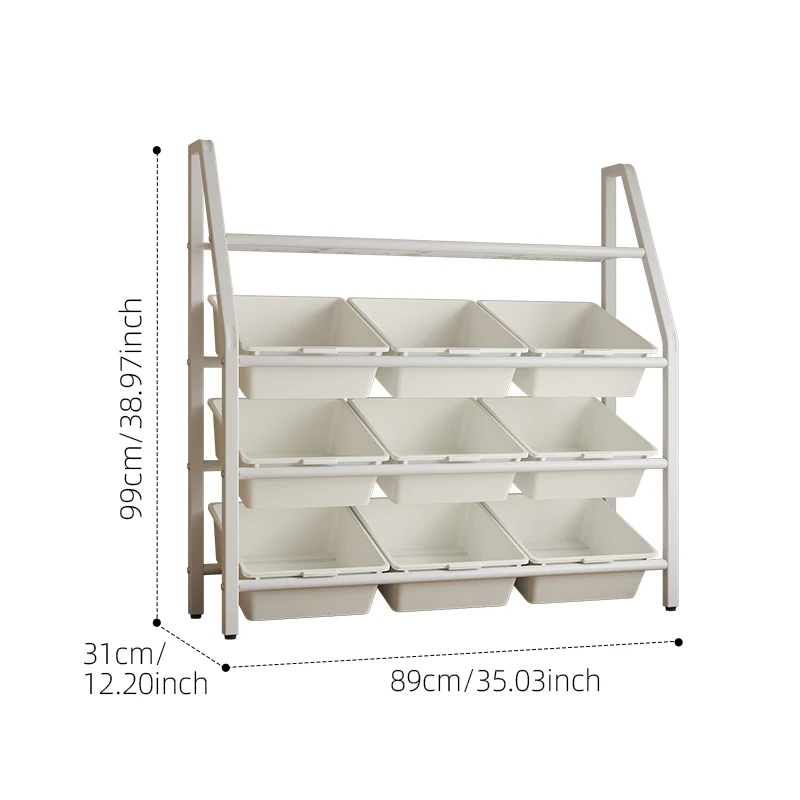 Bookshelf, home picture book shelf, reading area, toy storage shelf, bookshelf floor standing