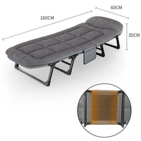Multifunctional Folding Chair Office Sofa Bed Single Bed Camping Recliner Folding Chair with Bed