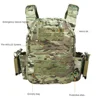 Ranger Green Plate Carrier Tactical Vest With Quick Release Security Molle Chaleco Tactico Bandolier Laser Cut Tactical Vest 2