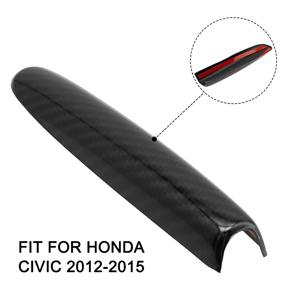

Practical Quality Durable Shifter Hand Brake Cover 1 Pc ABS Car Carbon Fiber Style For HONDA CIVIC 9TH 2012-2015