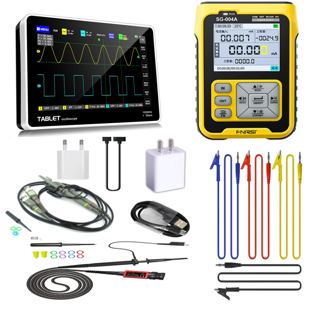 1013DSG004DigitalTabletOscilloscopeDualChannel100MBandwidth