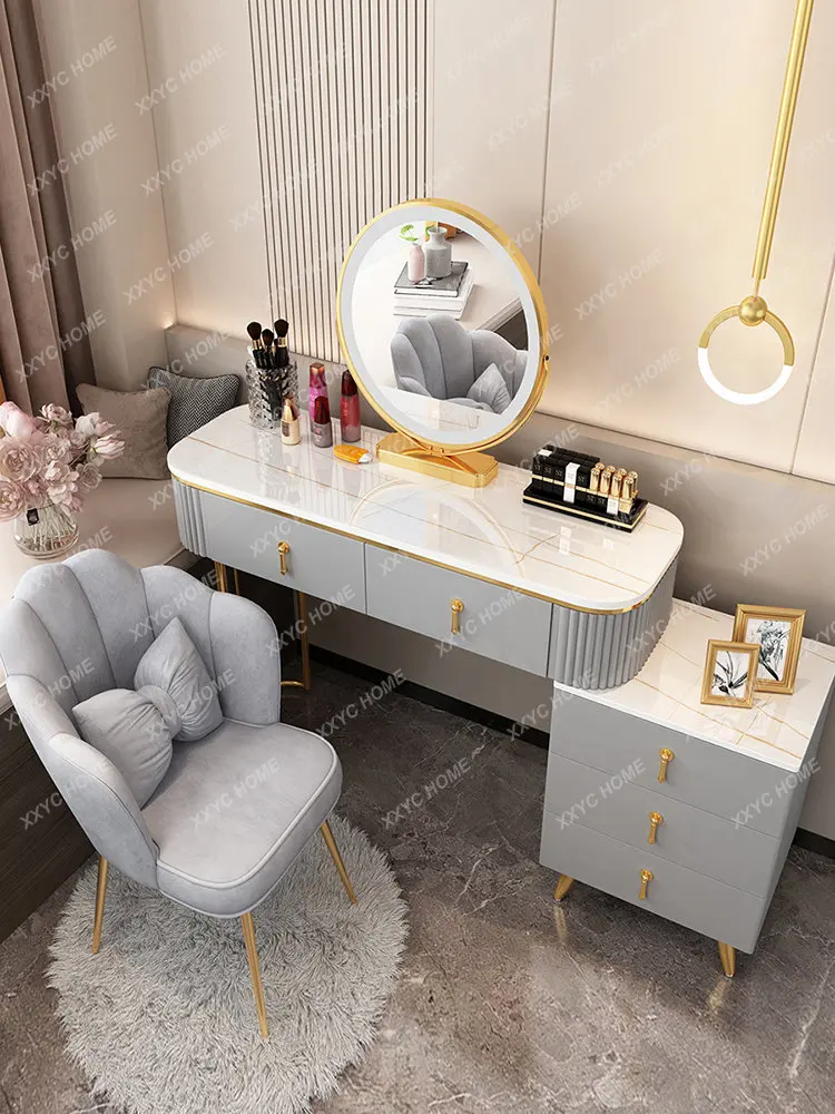 

Dresser Dresser Small Household Bedroom Makeup Table Storage Integrated Tocadores Para El Dormitorio Makeup Vanity