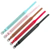 Adjustable Leather Pet Dog collar Neck Strap Supplies PU Leather Punk Rivet Spiked Dog Collar Pet Collars For Small Dog Cat 4