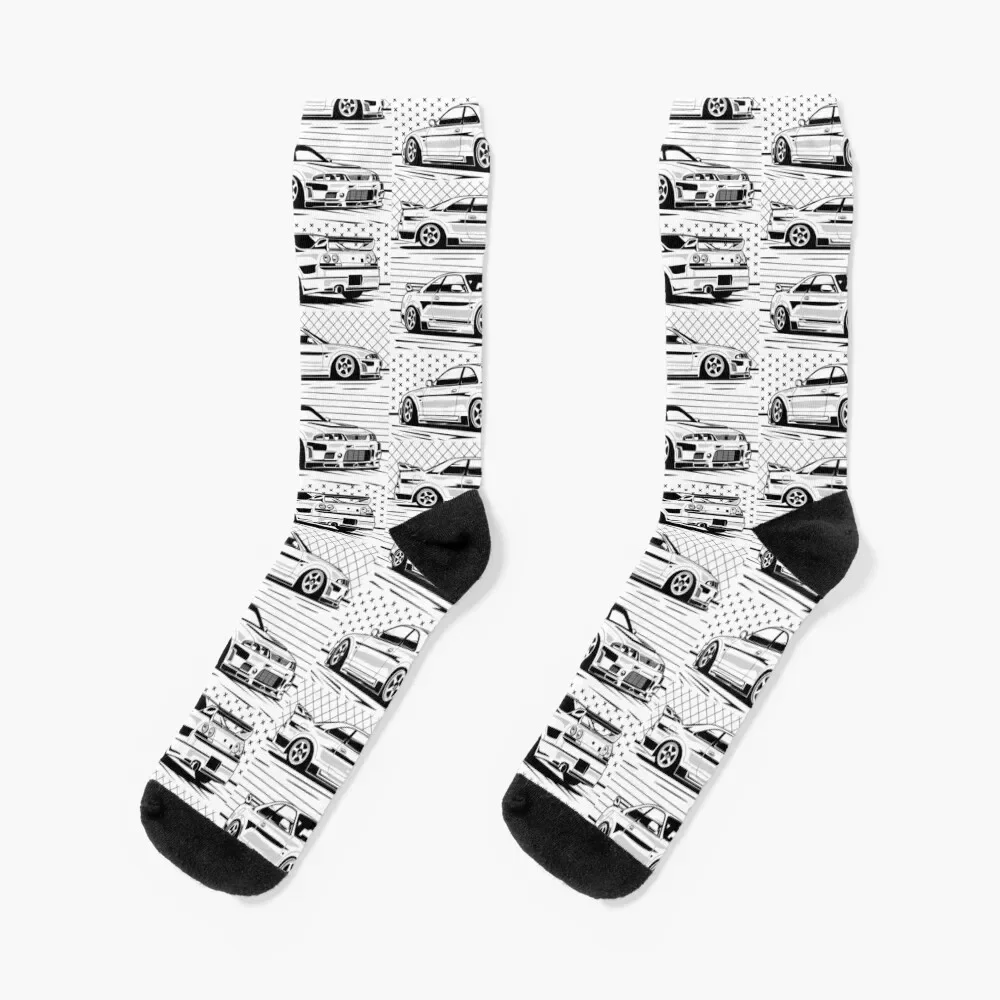 

Skyline R33 Socks snow christmass gift Socks Man Women's