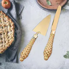 

Gold Cake Pastry Server Set Cutlery Baking Tool for Dessert Baking Pastry