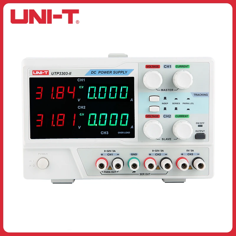 

UNI-T UTP3305-II Programmable DC Power Supply Voltage Preset 3 channels Adjustable 30V 5A Linear