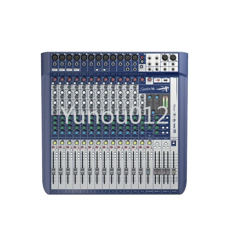 Signature Mixer Audio Soundcraft A 16 Canali Per Esibizioni Di Canto Sul Palco 2 Ordini