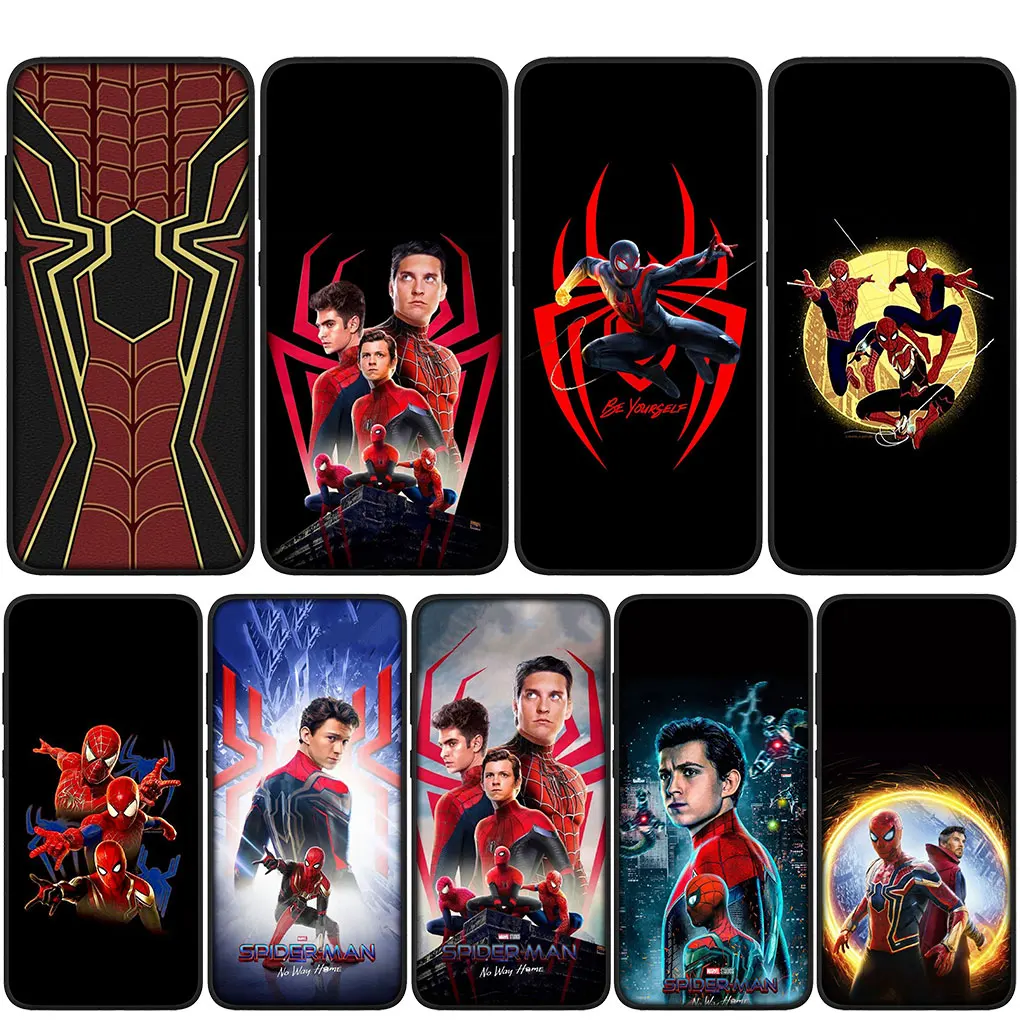 Spiderman No Way Home Spider Man Marvel Cover Case Per Huawei Nova 3I 3 5T 2I 2 4E 7 Se Mate 10 20 P20 P30 Pro P10 Lite