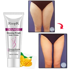 

RtopR Mango Slimming Weight Lose Body Cream Slimming Shaping Create Beautiful Curve Firming Cellulite Body Anti Winkles