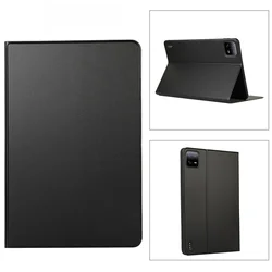 Premium Silicone Flip Stand Case with Auto Wake & Sleep for Xiaomi Pad 6 Pro (Black)