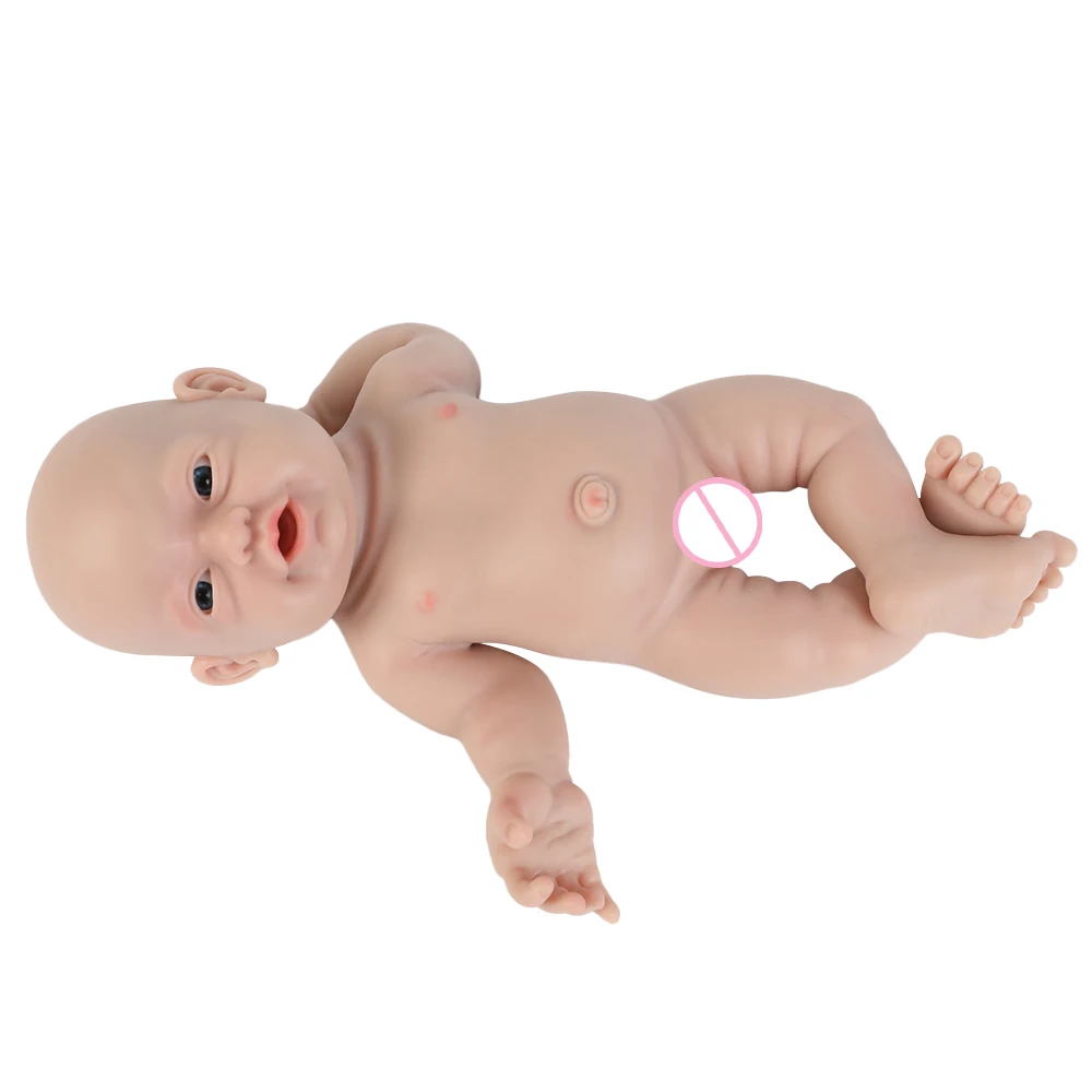 30.47cm Full Body Silicone Baby Dolls Look Real Girl Toys Soft Realistic Newborn Silicone Baby Doll Gift