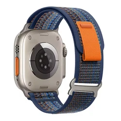 Trail Loop Band for Apple Watch - Premium Wrist Bracelet Strap (Game Royal Orange)