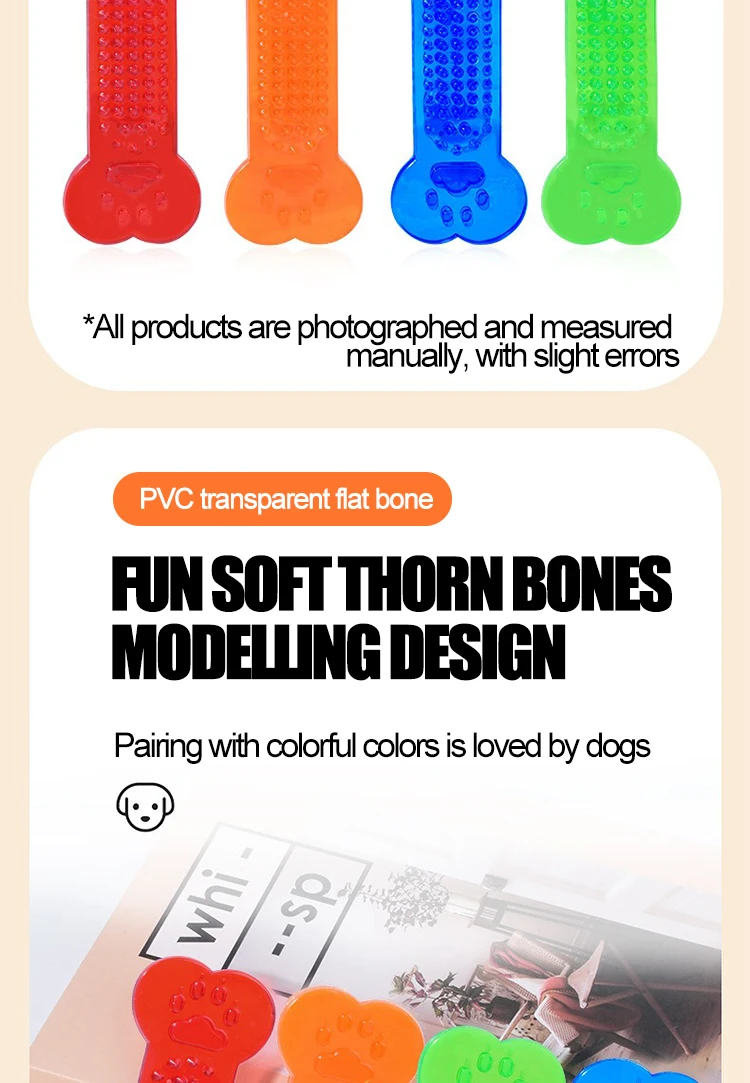 Indestructible Rubber Dog Bone Toy For Aggressive Chewers Dental_voghion.com