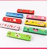 Montessori Toy 16 Holes Harmonica Adorable Cartoon Pattern Musical Instrument for Children Educational Toys for Kids 3