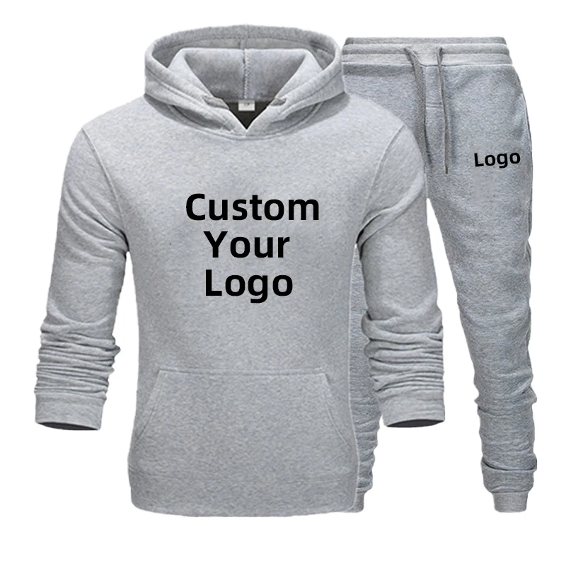 Customise your logo Sports Wear for Men Tops and Trousers Set Casual Jogging Suit Streetwear Men's Jogging Suits S-4XL 6
