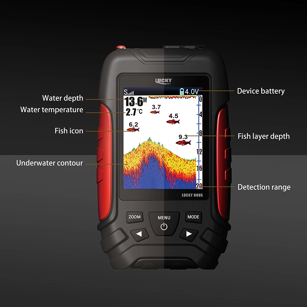 LUCKY FL168LIC T fishfinder fishing equipment carp senzor fishing lucky