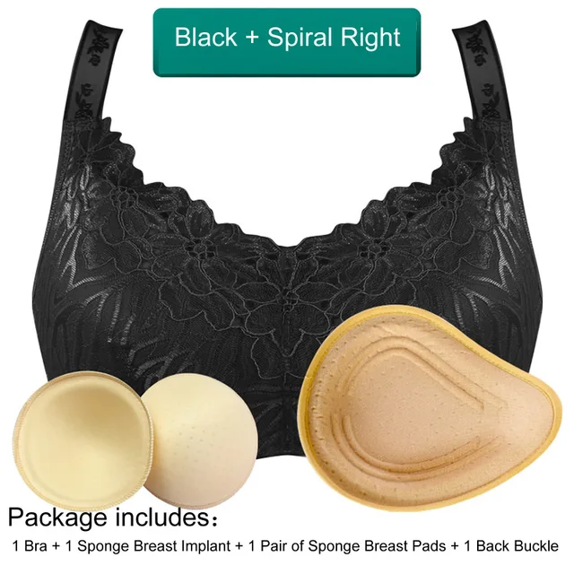 Bound Cotton Sponge Breast Implant Bra Set Breast Form Bra Mastectomy Women  Bras Designed for Silicone Breast Implants - AliExpress