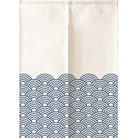 Japanese Style Splited Door Curtain Partation Blackout Room Divider Double Opening Door Curtain Lzakaya Restaurant 1