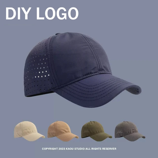 Outdoor Quick-drying Retro Camping Hats for Men DIY LOGO Summer Sunshade  Sunscreen Thin Breathable Baseball Caps Women - AliExpress