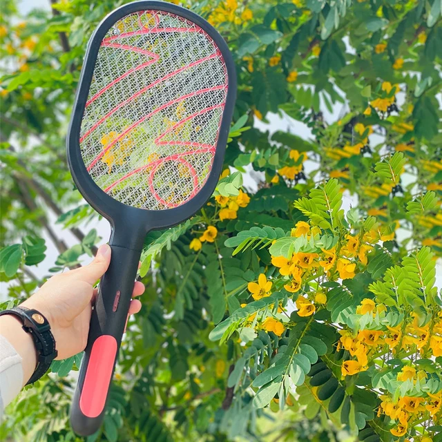Rovar Ütő Swatter Zapper Nyári Usb Újratölthető Elektromos Ütés Kettős Célú Fizikai Szokatlan Háztartási Szerszámok 2 - Image 6