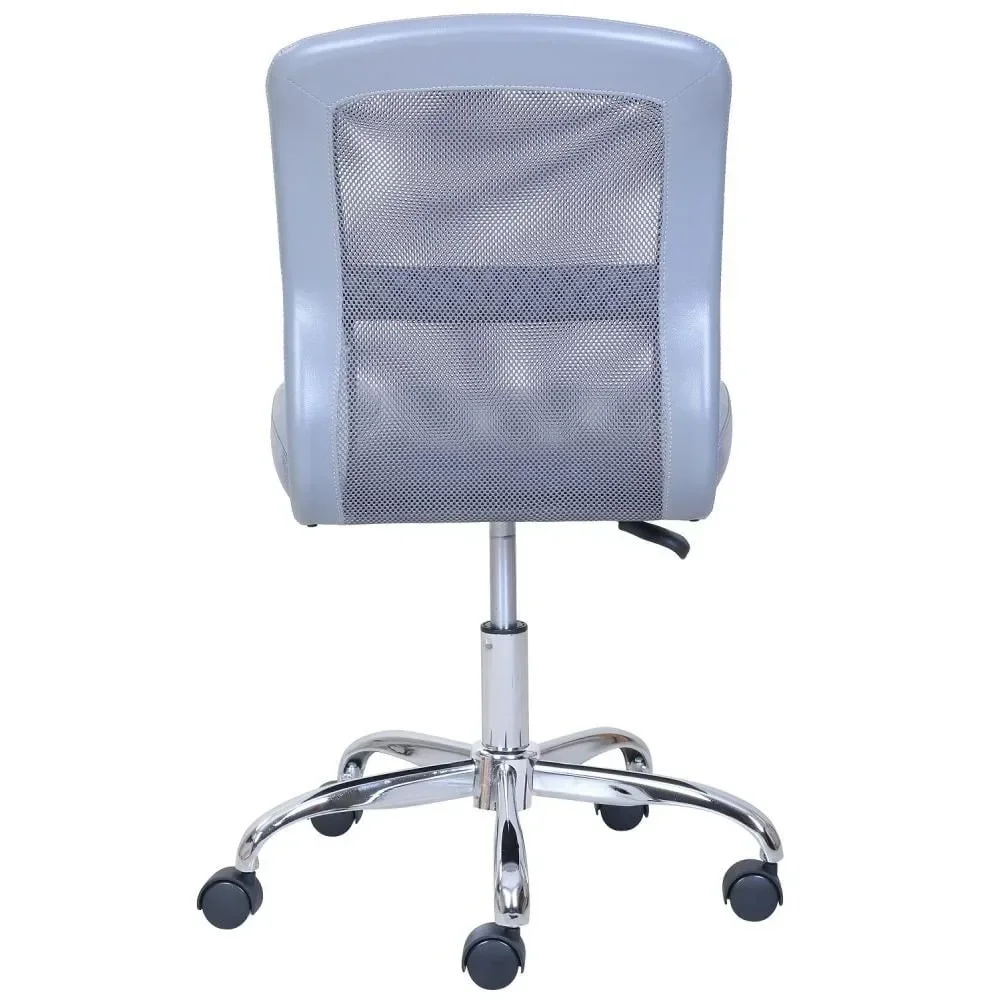 Mainstays Mid Back Vinyl Mesh Task Office Chair Gaming Chair