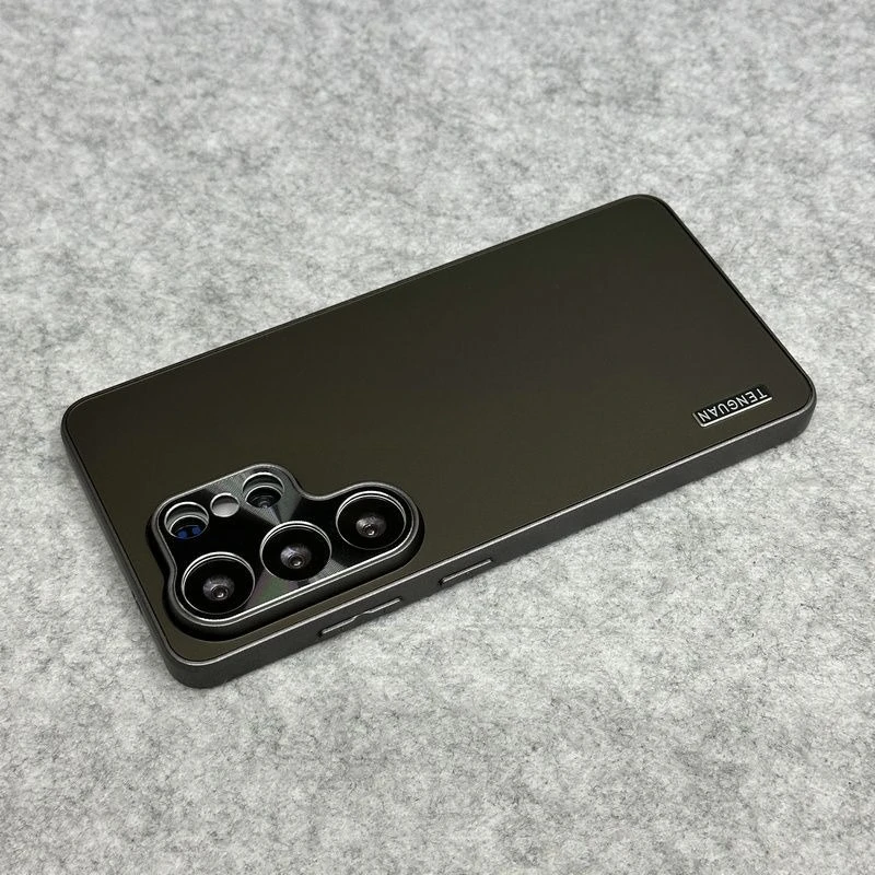 All-Aluminum Matte Alloy Case with Metal Plating and Hard Armor Cover