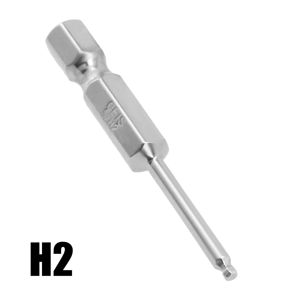 50mm Sechskant-Schraubendreher-Bit, Kugelkopf, langer magnetischer Schraubendreher-Bit, Kugelkopf-Schraubendreher-Bit, Hand H1,5 H2,5 H3 H4 H5 H6 H8 H10 – Detail 20