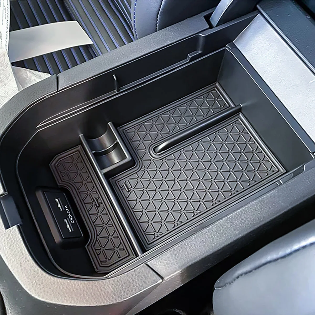 Toyota RAV4 2019-2022 용 2 Pcs 자동차 센터 콘솔 팔걸이 보관함 주최자 트레이 자동차 액세서리 인테리어