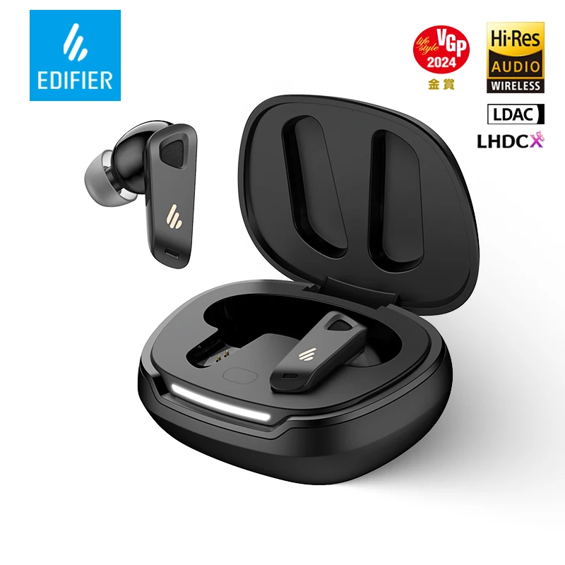 Edifier Neobuds Pro 2 -50dB Ativo Cancelamento de Ruído Auriculares, TWS Bluetooth, LDAC Hi-Res Audio, 8-Mic ENC, Estreia Mundial