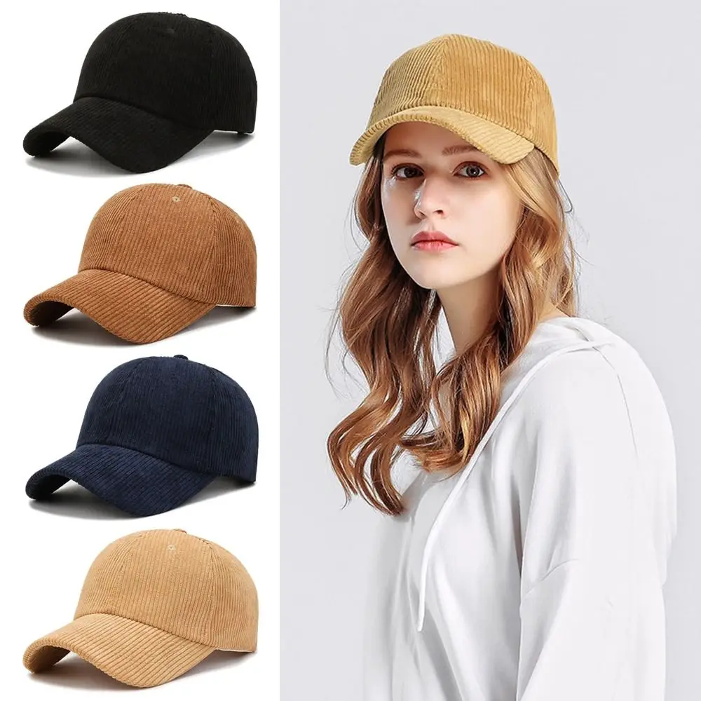 Vintage Outdoor Frauen Männer Baseball mütze verstellbare Sonnenhut Cord Baseball mütze – Detail 11