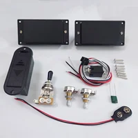 HH noir Active Pickup 81 85 guitare électrique Humbucker Pickups ensemble Pots à arbre court et câblage Accessoires de guitare 3