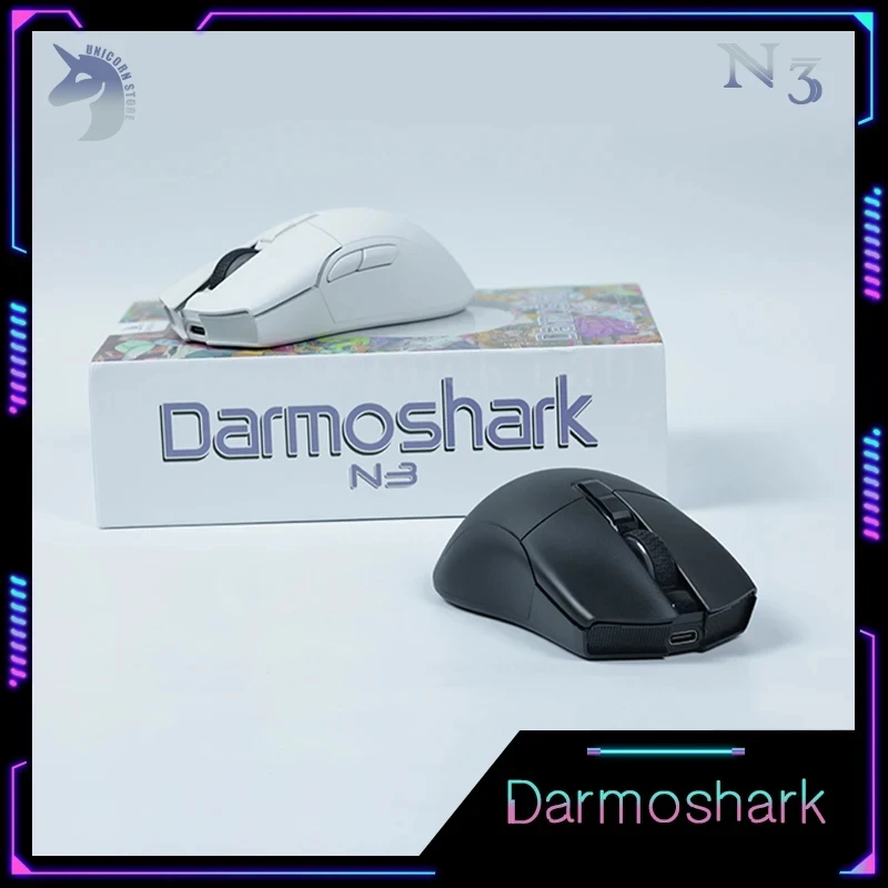 Chosfox-darmoshark n3 Mouse sem Fio Bluetooth Óptico 26000dpi Botões para Computador Laptop pc