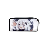 Trendy Gift Pen Bags Genshin Impact Paimon 3D Print Pencil Box Child stationery Storage Bag Pencil bag Simple Cosmetic bags 2