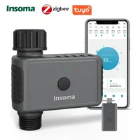 Insoma Zigbee Таймер посыпки Дистанционный садовый таймер воды Умная система полива для орошения Автоматический блок управления шлангом