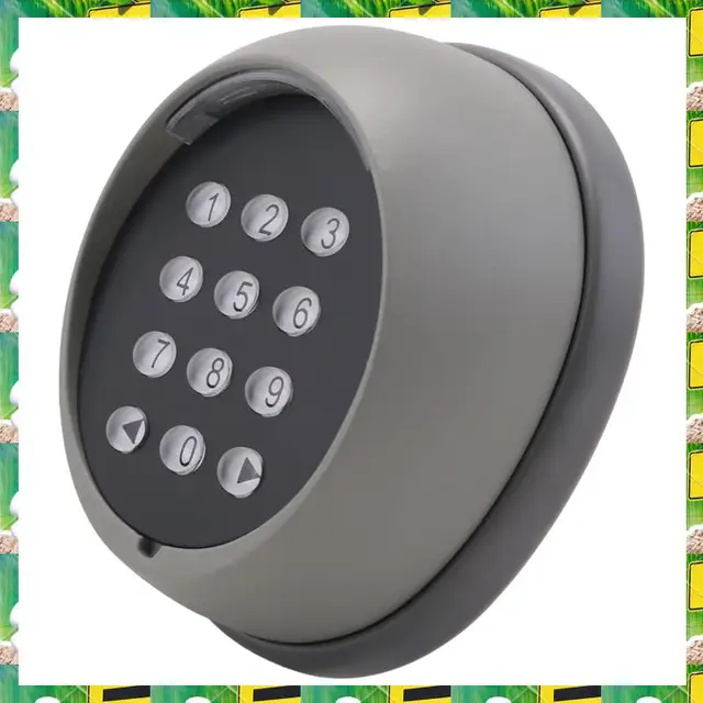 3C Electron Metal Wireless Keypad Gate Opener Keypad Rolling Code 433Mhz Keypad For Garage Gate Door Access Control High Quality 4