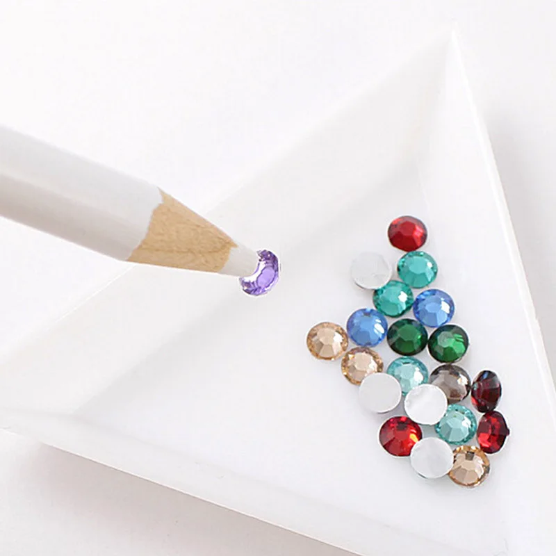 Nail Art Rhinestones Gems Picking Crystal Stones Nail Thing Wax Pencil Pen Picker Dotting Pencil Decoration Tool 5/10 pcs/packs