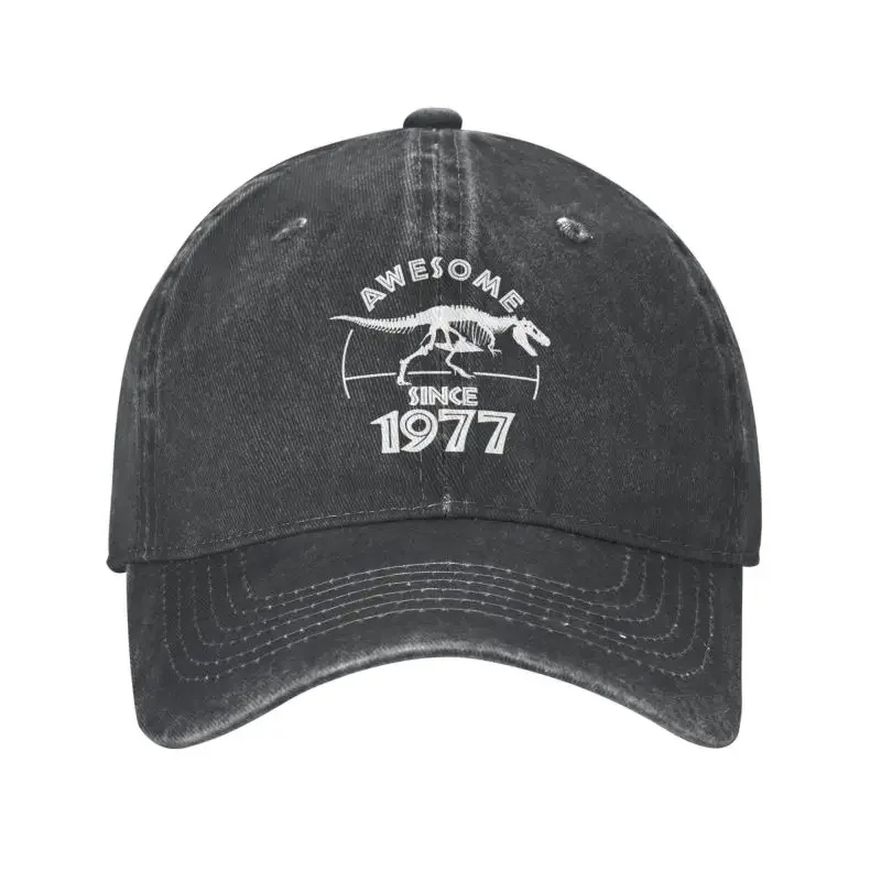 

Fashion Cotton Awesome Since 1977 Birthday Gift Baseball Cap Women Men Breathable Dad Hat Sports