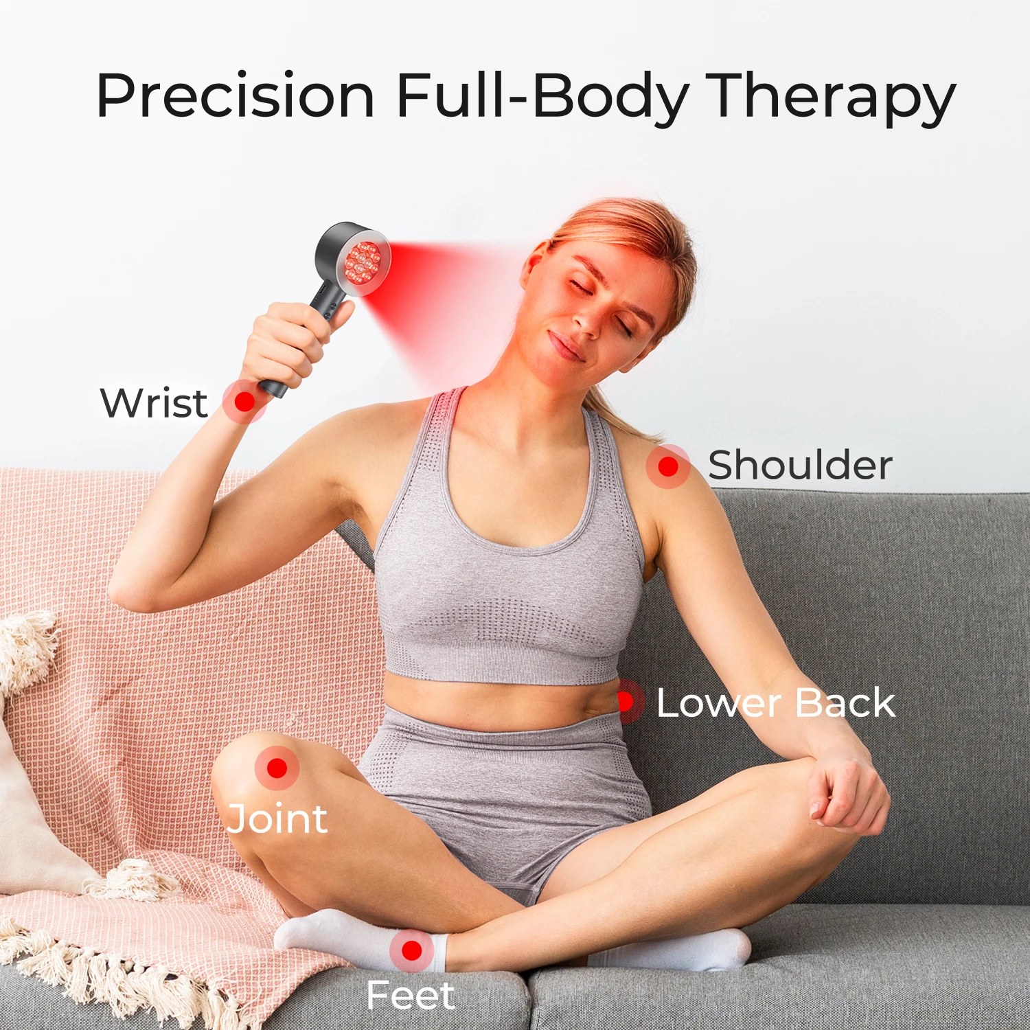Skin Care Red Light Therapy Anti Aging Infrared Lamp Facial Beauty Device Anti Acne Wrinkle Remover Device Dark Circles Spots