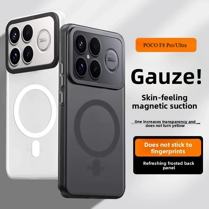 Luxurious Matte Magnetic Shockproof Bumper Case