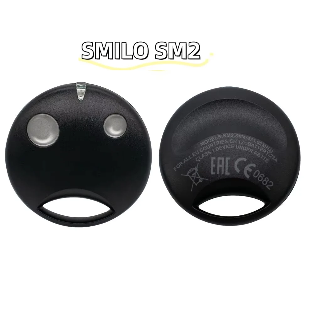 2/4/6/8/10PCS NICE SMILO SM2 SM4 Garage Door Remote Control For SMXI SMX2 SMX2R SMXIS OXI OX2 Gate Opener 433 MHz Rolling Code 5