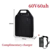 Harley A New Lithium Battery Waterproof 18650 Battery 60V 20ah 60ah Super Strong Usage Time Used for Harley 250W-2000W+Charging 5