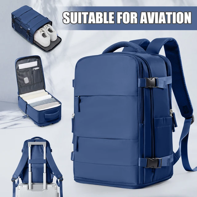 Travel Backpack for Women Men, Ryanair Backpack 40x20x25 Cabin Airplane Luggage EasyJet 45x36x20 Backpack Business Laptop Bag