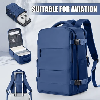 Zaino da viaggio per donna uomo, zaino Ryanair 40x20x25 bagaglio per aereo da cabina EasyJet 45x36x20 zaino borsa per laptop aziendale 1