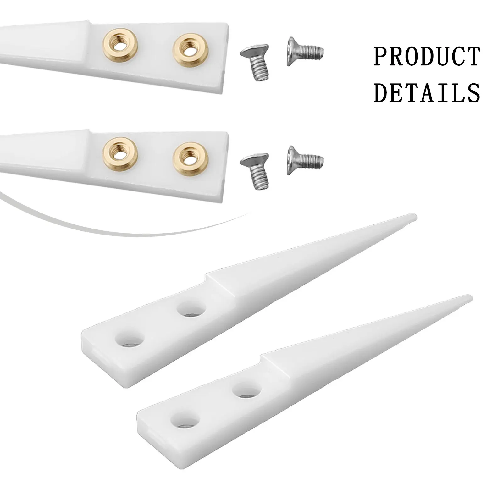 Edelstahl-Pinzette mit Keramikspitzen und Antistatischen Zirkonia-Spitzen in Gerader Form für Industrielle Handhabungsaufgaben – Detail 11