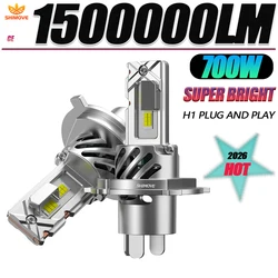 Ultra - Bright LED Headlight Bulb - Wireless Turbo Lighting with CSP Technology, 1500000 Lumens, 6000K, 12V Automotive Canbus Lamp (2026 NEW H4 LED)