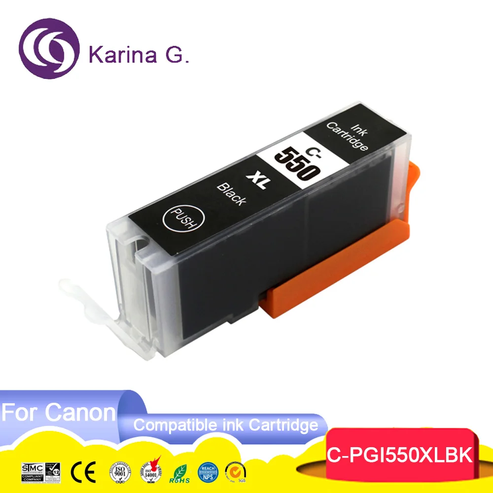 PGI550 PGI-550 CLI-551 CLI551 550 551 XL 550XL 551XL Compatible Color Inkjet Ink