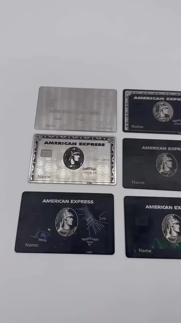 메탈 카드 칸토제이즈 AEX 엑스프레스 블라 카드 | 기존 플라스틱 메탈 카드를 AEX 블라 카드로 변환 | AEX 센트리온 카드  프린트 지원