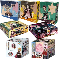 Demon Slayer Collecting Cards Anime Characters Kamado Nezuko Tanjirou SSR Anime Peripherals Paper Hobby Cards Box Toys Toys